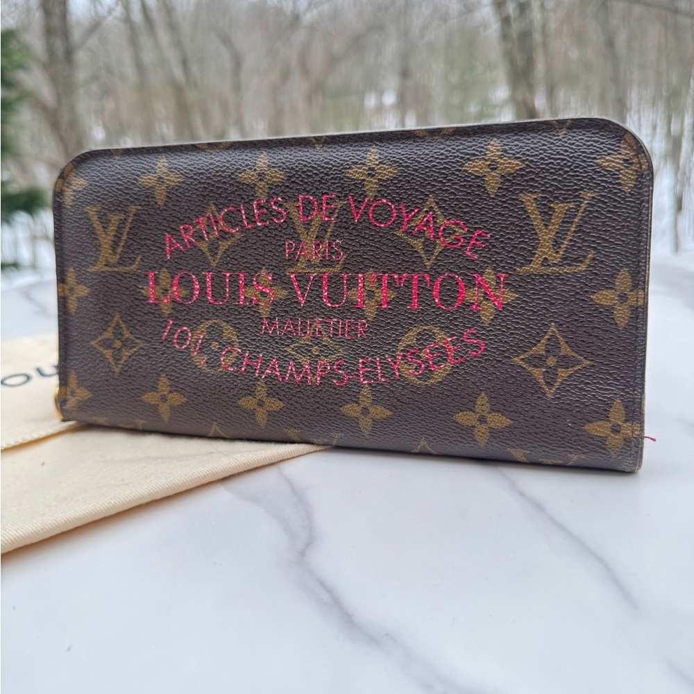 Authenticated Louis Vuitton Insolite Wallet Monogram Articles de Voyage Ikat